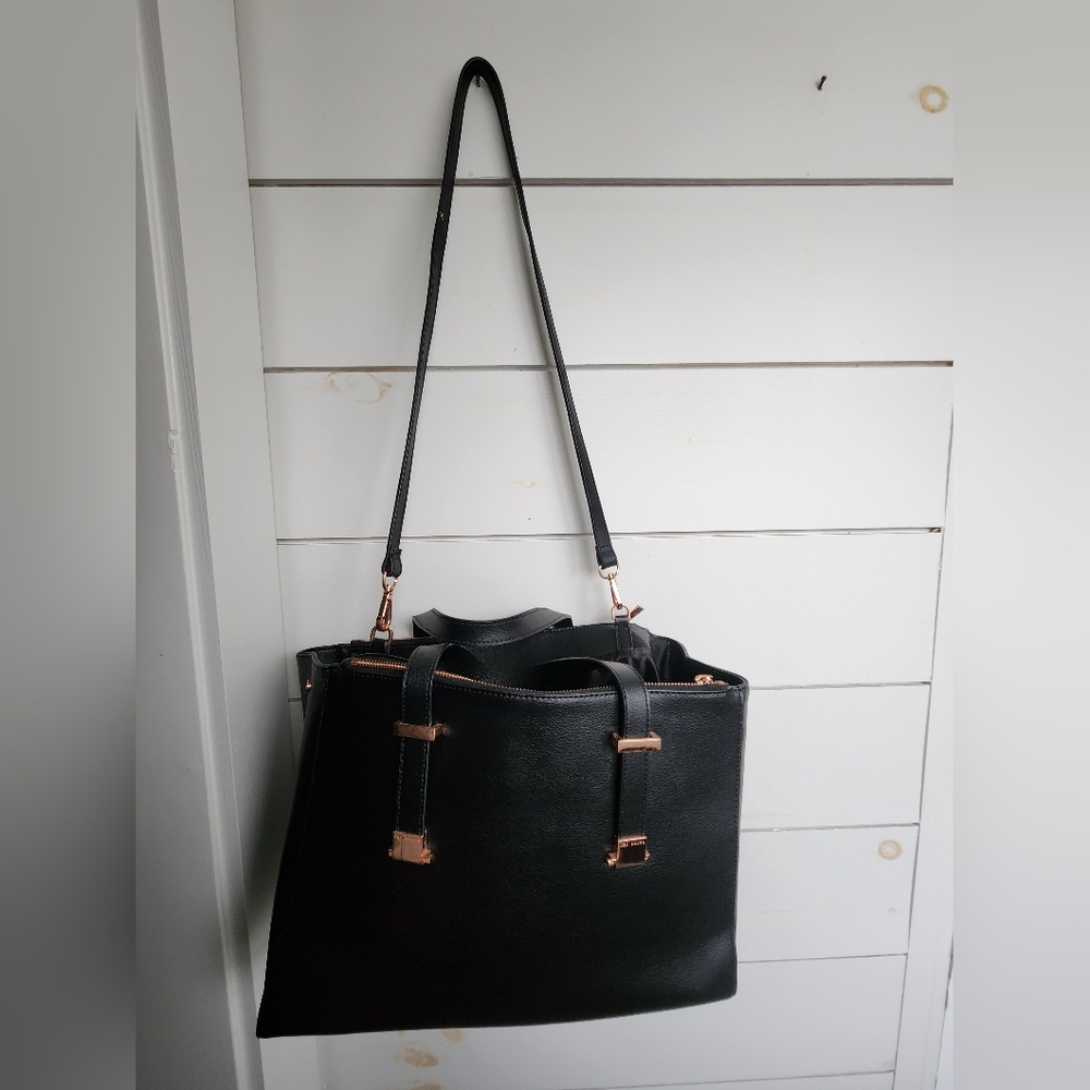 Ted Baker London Aminaa Large Adjustable Handle Leather Shopper